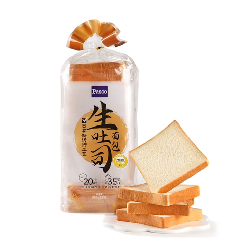 山姆会员代购 pasco生吐司面包 880g 独立包装新汤种便携黄油面包