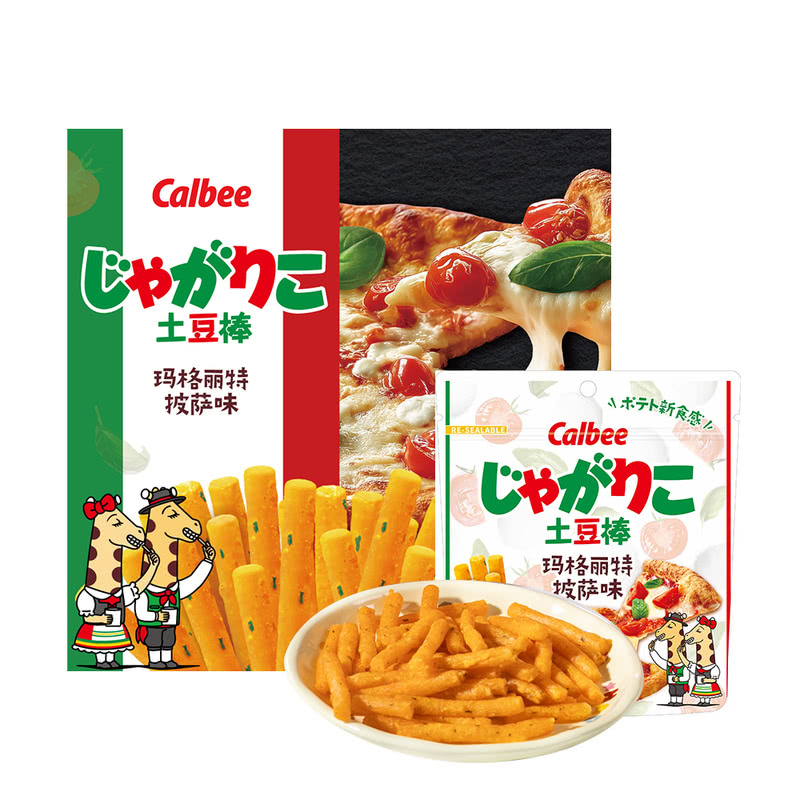 山姆会员超市代购 卡乐比 日本进口玛格丽特披萨味土豆棒416g零食