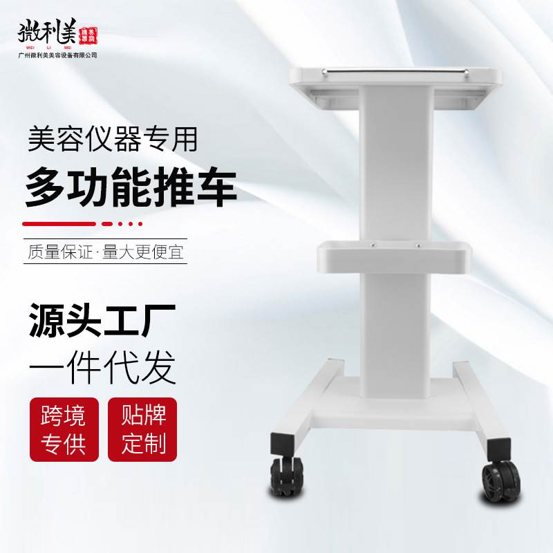新款美容院推车美容车小推台式小型美容仪多层移动置物管理架工具