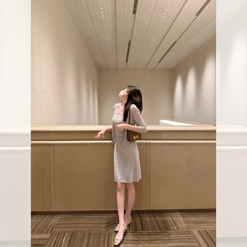 简约通勤修身剪裁女装三件套