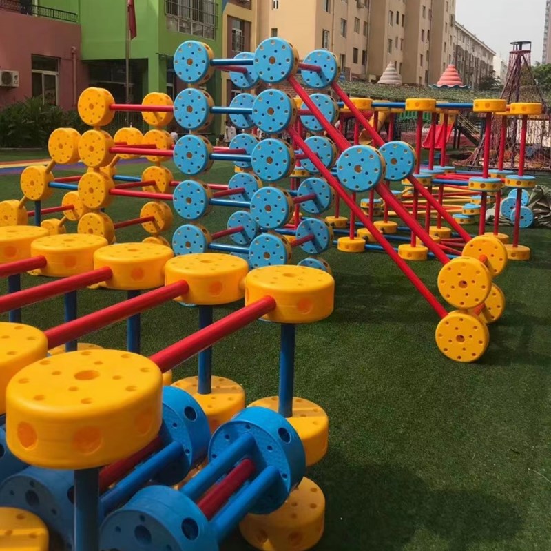 幼儿园万能搭建工匠组合益智套装大型积木户外攀爬架拼接百变玩具