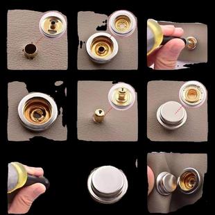 金属四合扣按扣501 503免缝羽绒服外套窗帘子母暗扣圆形扣子纽扣