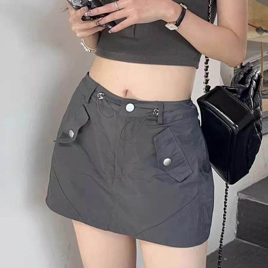 美式辣妹工装半身裙女冬季2026新款防走光裤裙显瘦运动风高腰短裙