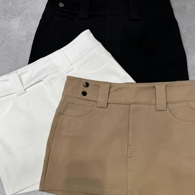 高腰修身包臀短裙短款a字裙子