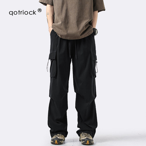 QOTRIOCK美式机能降落伞兵工装裤