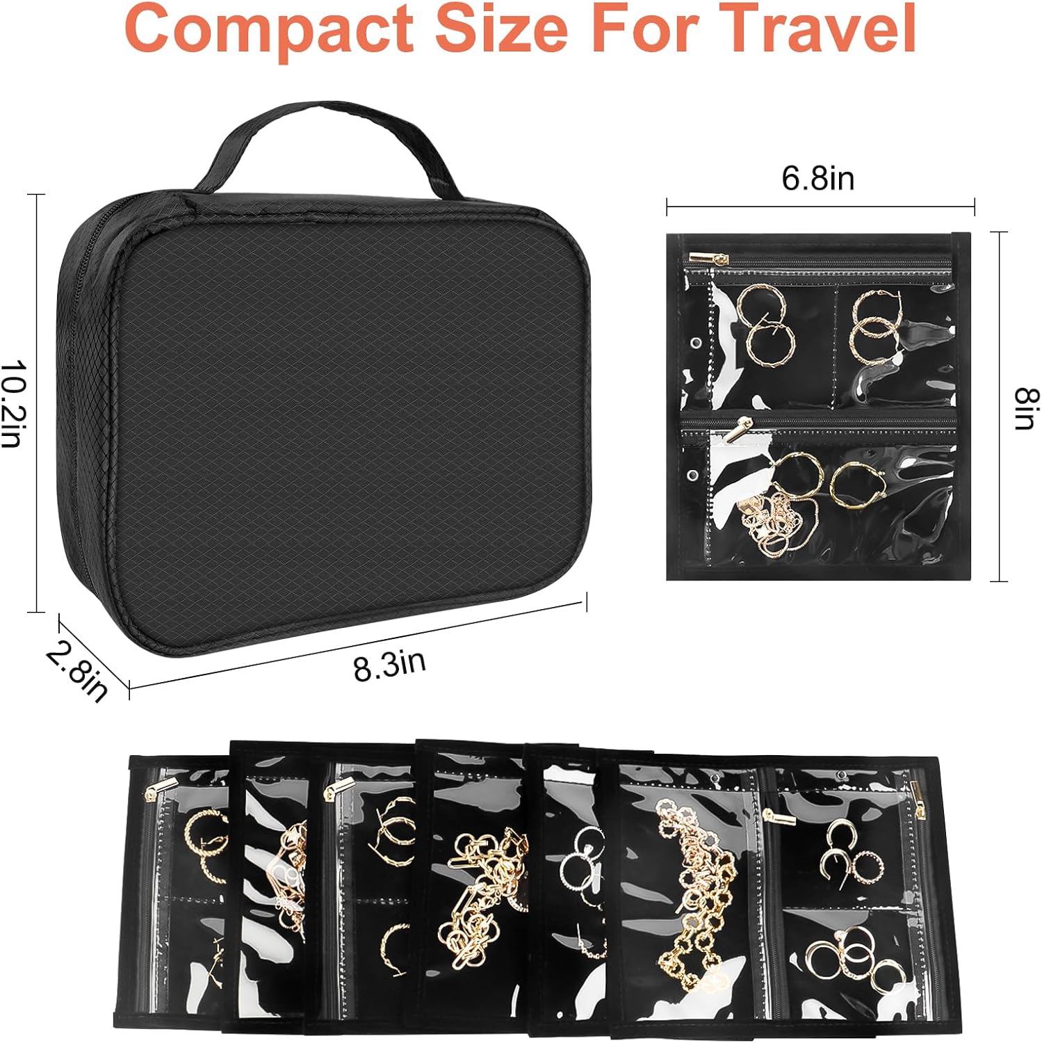 黄金收纳包珠宝首饰项链戒指收纳包防氧化防碰撞保护册便携收纳袋