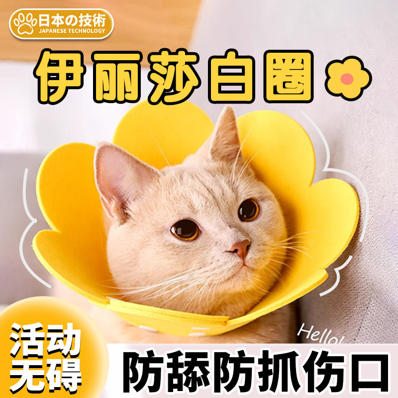 【猫咪伊丽莎白圈】绝育项圈伊利沙白圈防舔颈圈头套狗狗脖圈宠物