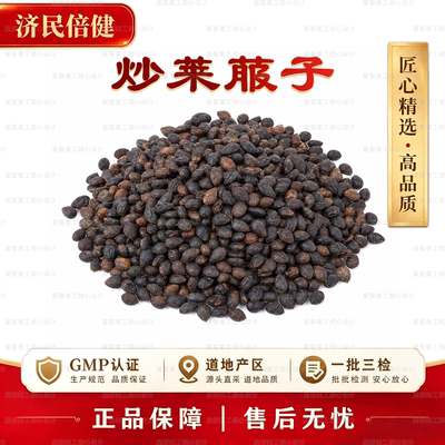 济民倍健炒莱菔子GMP认证中药材