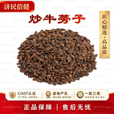 济民倍健炒牛蒡子中药材GMP认证