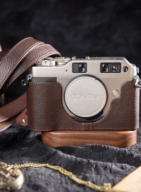 适用于康泰时G1相机皮套 contax g1保护套底座  真皮头层保护壳