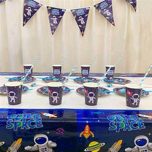 儿童生日蛋糕餐具一次性派对餐盘套装野餐聚会装饰场景布置用品