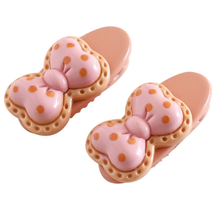 儿童蝴蝶结发夹可爱女童亚克力刘海夹发卡女孩碎发夹韩国宝宝头饰