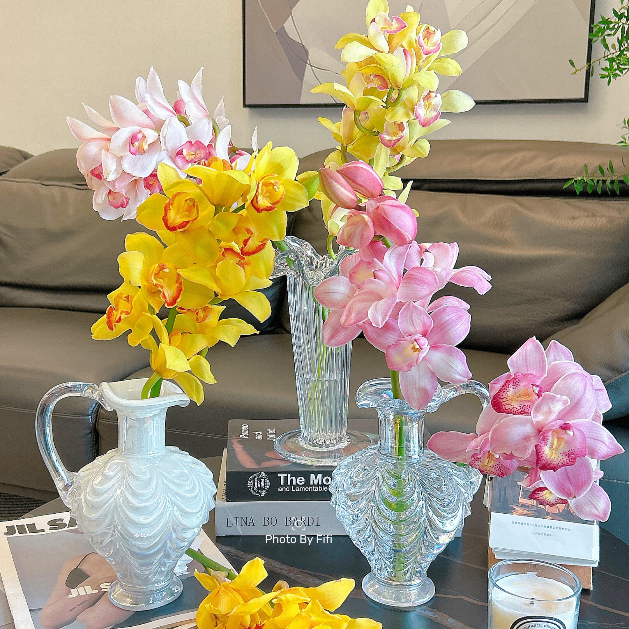 高档水培大花蕙兰鲜切花云南基地直发花束年宵花切枝花瓶中花,鲜花速递/花卉仿真/绿植园艺,花材,淘宝优惠券,粉丝福利购,淘宝优惠卷