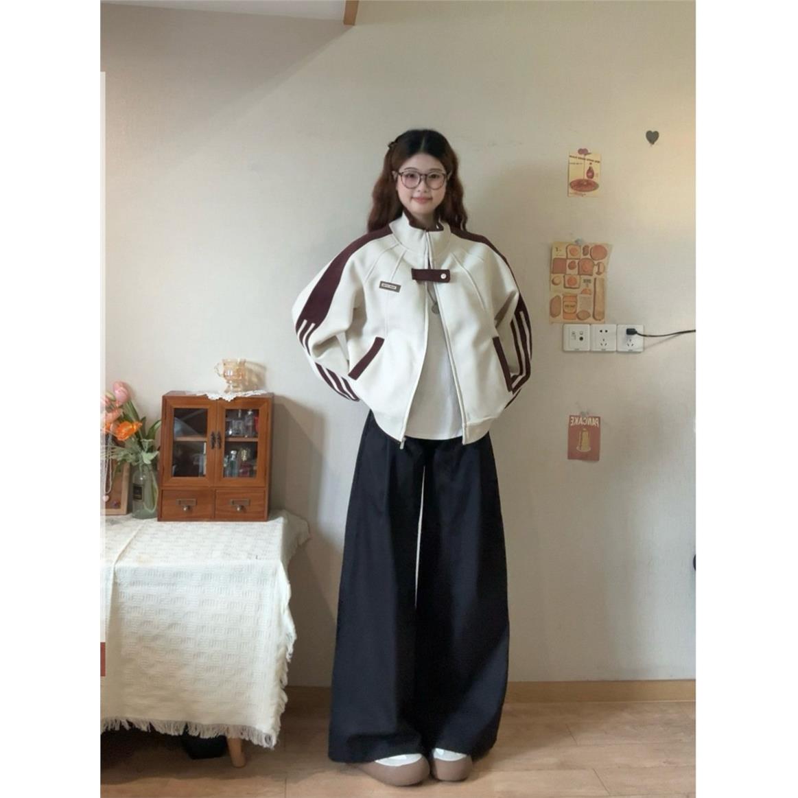 户外韩系穿搭卫衣外套202