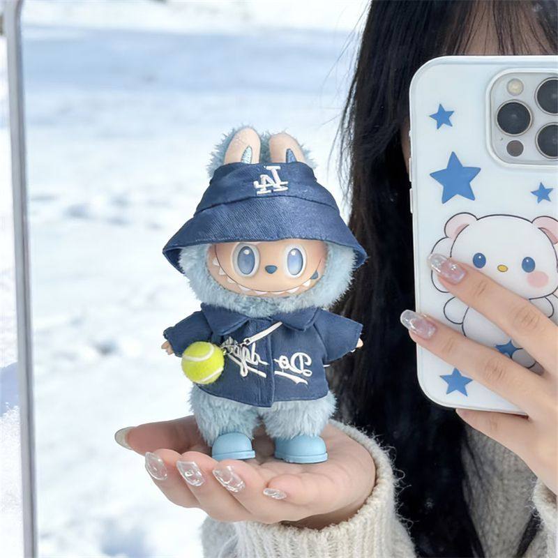 一二三代la布布运动套装娃衣前方高能站姿玩偶搪胶蓝色棒球服娃衣,模玩/动漫/周边/娃圈三坑/桌游,潮玩娃衣,淘宝优惠券,粉丝福利购,淘宝优惠卷