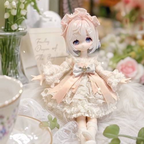 新款网红娃衣8分12分ob11婚纱11-17厘米甜一二三代阿巳体BJD衣服