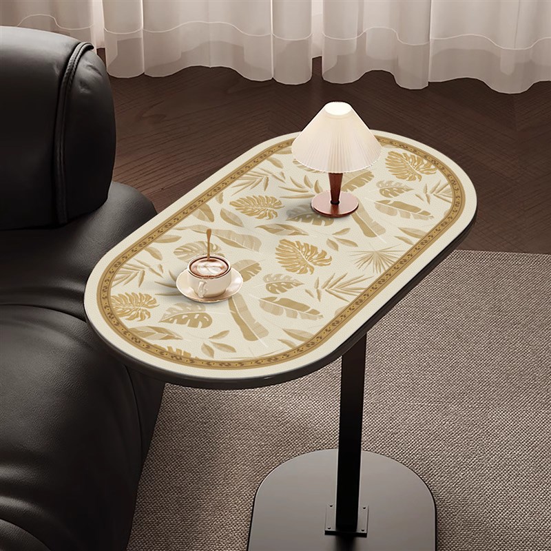 椭圆形迷你沙发边几桌垫小桌子茶几防水防油桌布置物架桌面保护垫