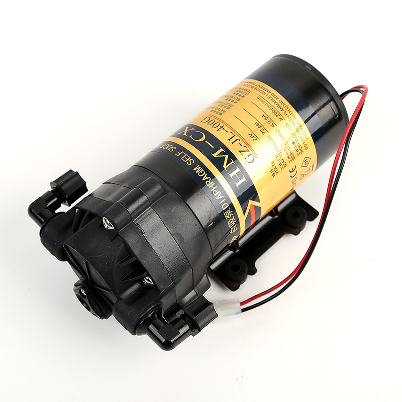 韩膜HM自吸泵75G/100G/200G/400G反渗透纯水机专用泵24V水泵保3年