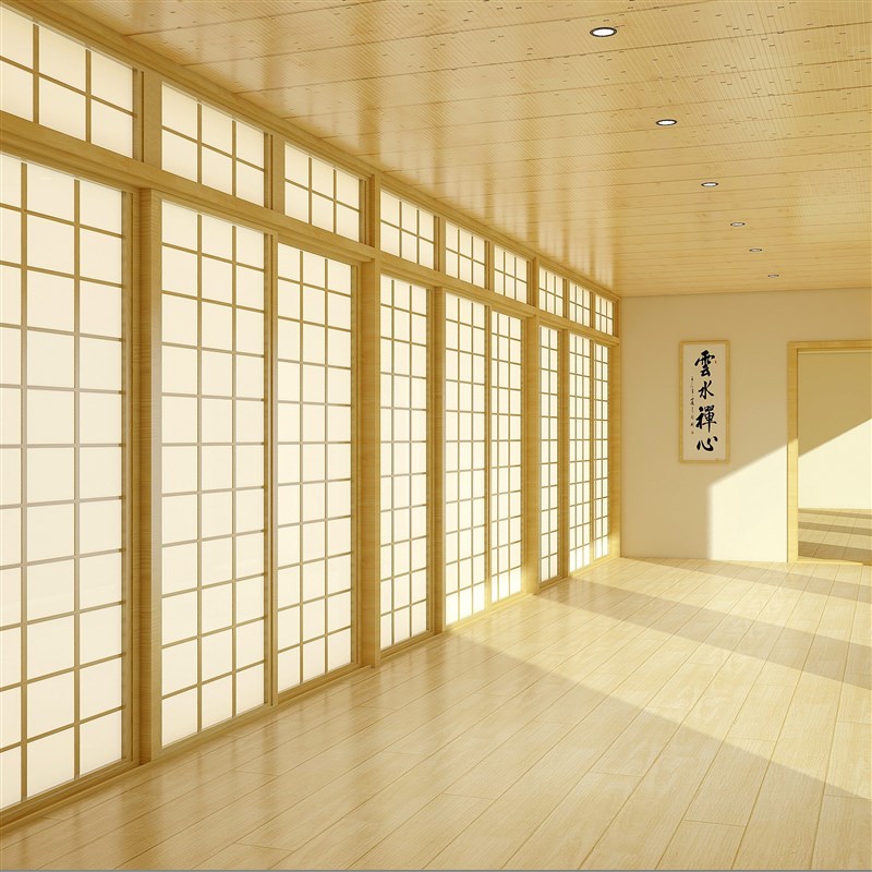 日式推拉门移门格子门榻榻米门和室门日式木门隔断定制榻榻米木门