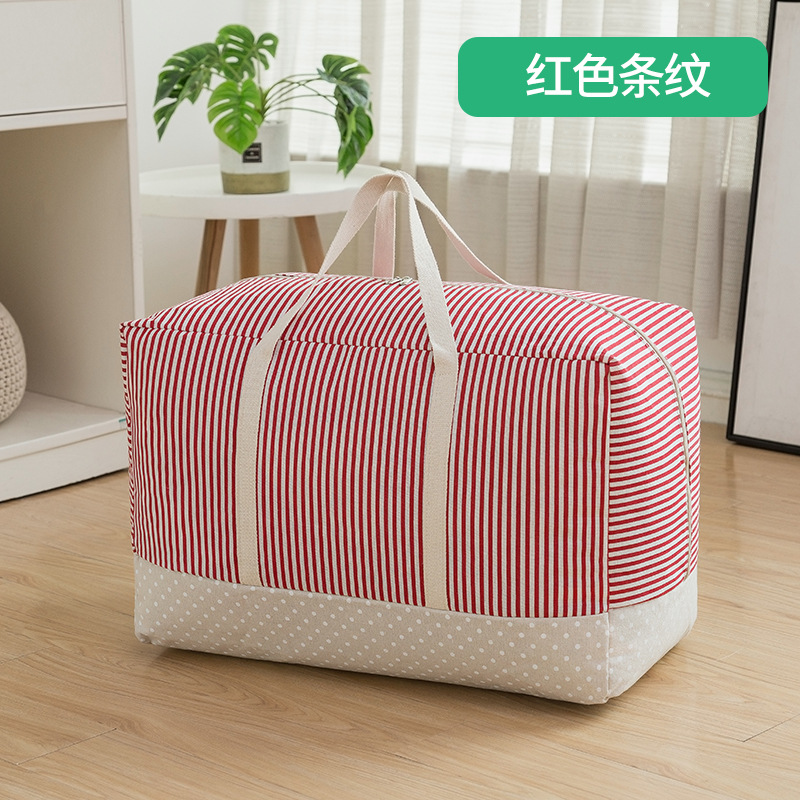 加厚粗棉麻衣物被子收纳袋可水洗棉被袋整理袋打包搬家袋软收纳箱