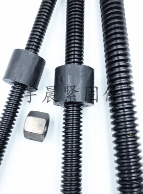 45号钢梯形丝杆 粗牙螺杆 T16T18T20T24T30T36T40长度1.5米2米