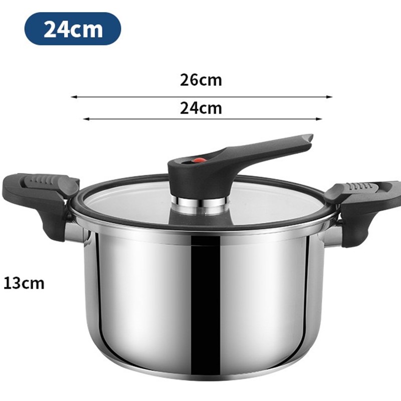 304不锈钢微压锅多功能家用厨房快炖焖烧压力炖汤煲微压料理锅