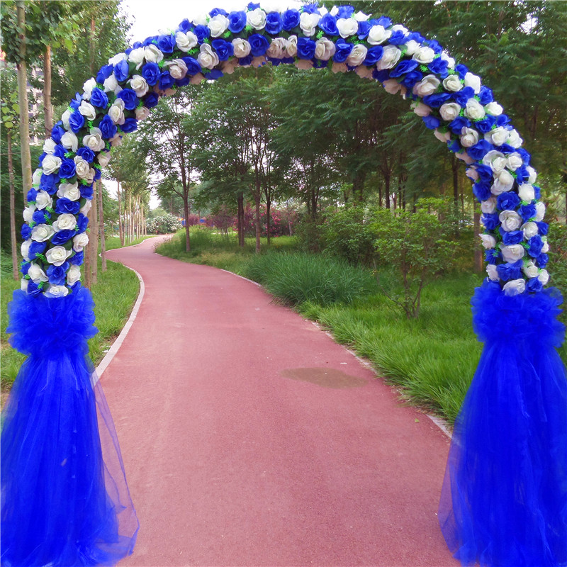 婚庆花门绢花拱门新款开业店庆活动拱门结婚拱门装饰婚礼布置花架