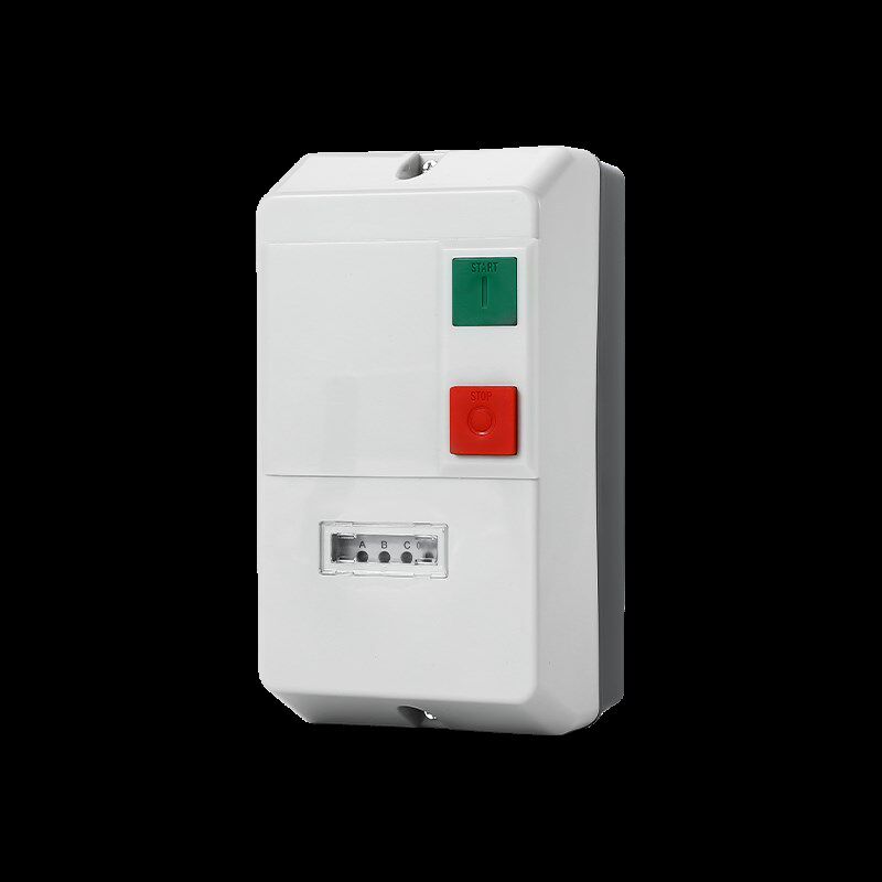 JD-8磁力启动器电机缺相断相保护开关4kw7.5kw塑料防尘接线盒380V