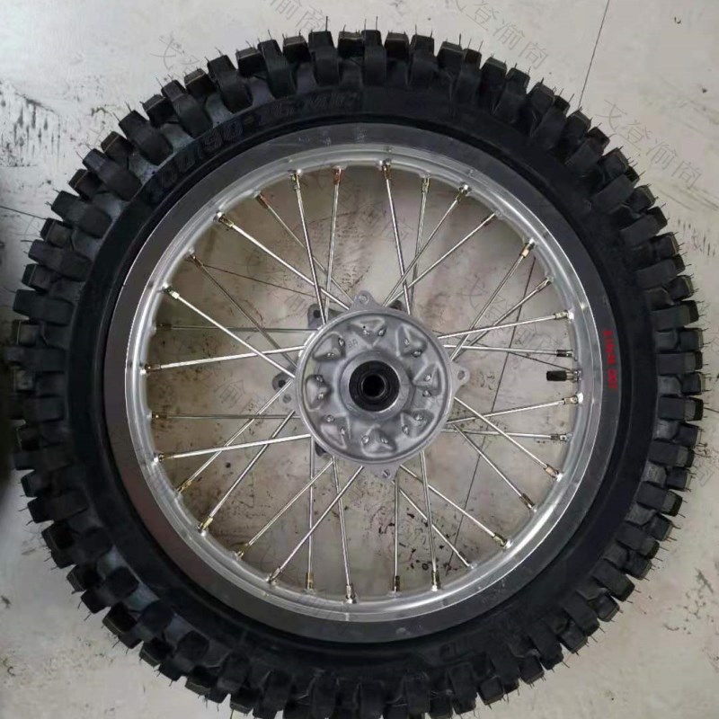攀爬越野摩托车改装极盗者250前19后16寸铝合金轮毂轮胎轮辋/配件