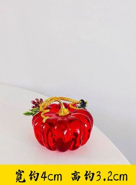 2025年新款家居摆件简约ins风 南瓜酒柜电视柜装饰品摆件拍摄道具