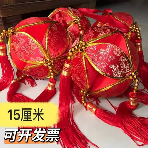 广西靖西民族三月三特色纯手工艺绣球婚庆舞蹈道具击鼓传花抛绣球