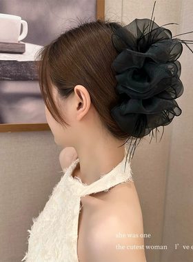 网红抓夹饰拉美后脑勺蝴蝶结
