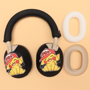 适用Sony/索尼WH-1000XM6头戴式蓝牙耳机保护套情侣可爱卡通WH-1000XM5/WH-1000XM4/3横头梁套耳罩耳帽替换壳
