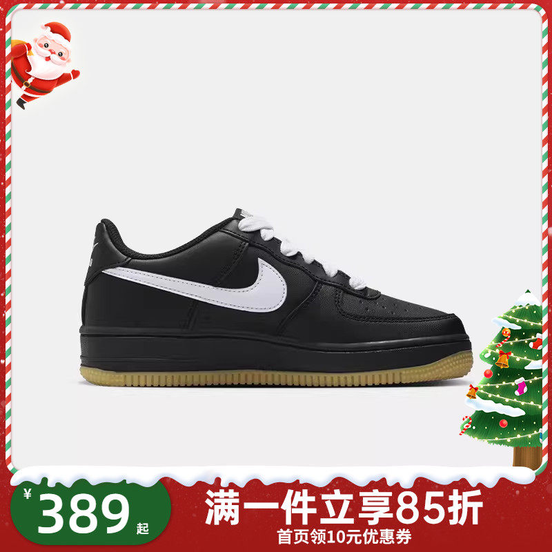 NIKE耐克AIR FORCE 1 LV8 3大童男女空军一号休闲板鞋HQ1911-001