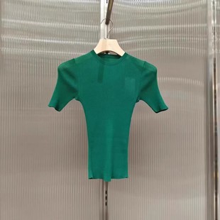 商场同款 针织衫 25秋新品 7310060 T恤修身 短袖