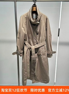 ariosec艾诺丝女神官方旗舰店2025冬新款长款风衣羽绒服AR004010