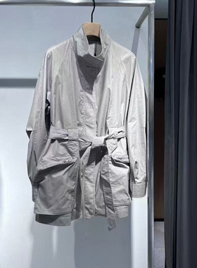 ariosec艾诺丝女神官方旗舰店2026春款配腰带外套女风衣BR101136