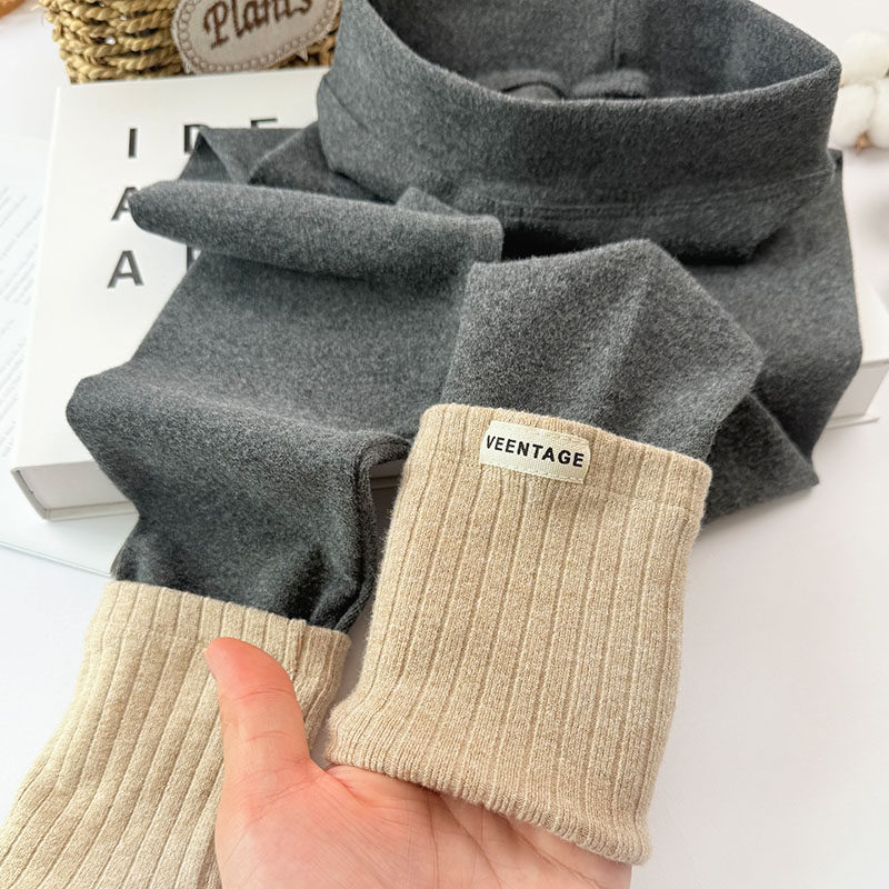 女童打底裤堆堆裤春秋外穿纯棉宝宝时髦拼接中小童女孩黑色打底裤,童装/婴儿装/亲子装,裤子,淘宝优惠券,粉丝福利购,淘宝优惠卷