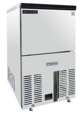 久景AC-80X制冰机奶茶店咖啡厅酒吧小型商用35KG冰粒机方块颗粒冰