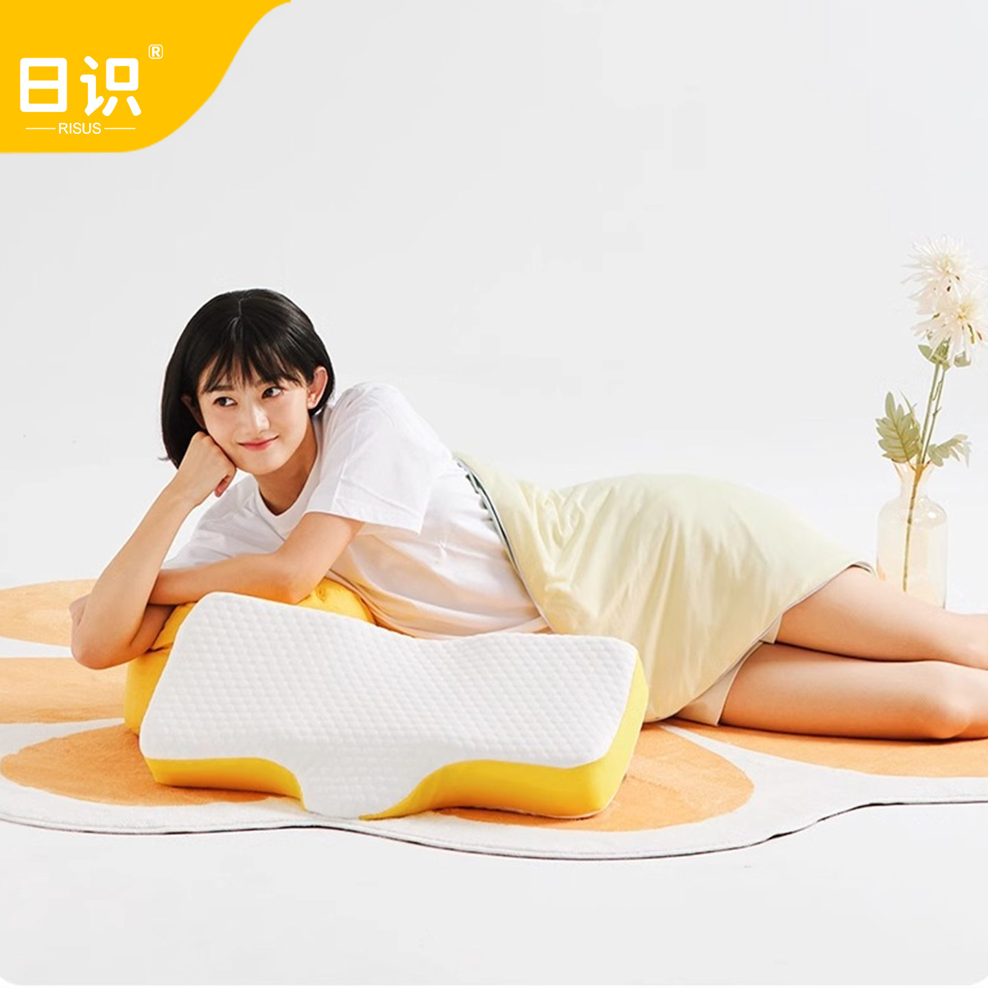 日识颈椎枕零压枕乳胶枕头助睡眠护颈椎专用家用天然橡胶枕芯,床上用品,乳胶枕,淘宝优惠券,粉丝福利购,淘宝优惠卷
