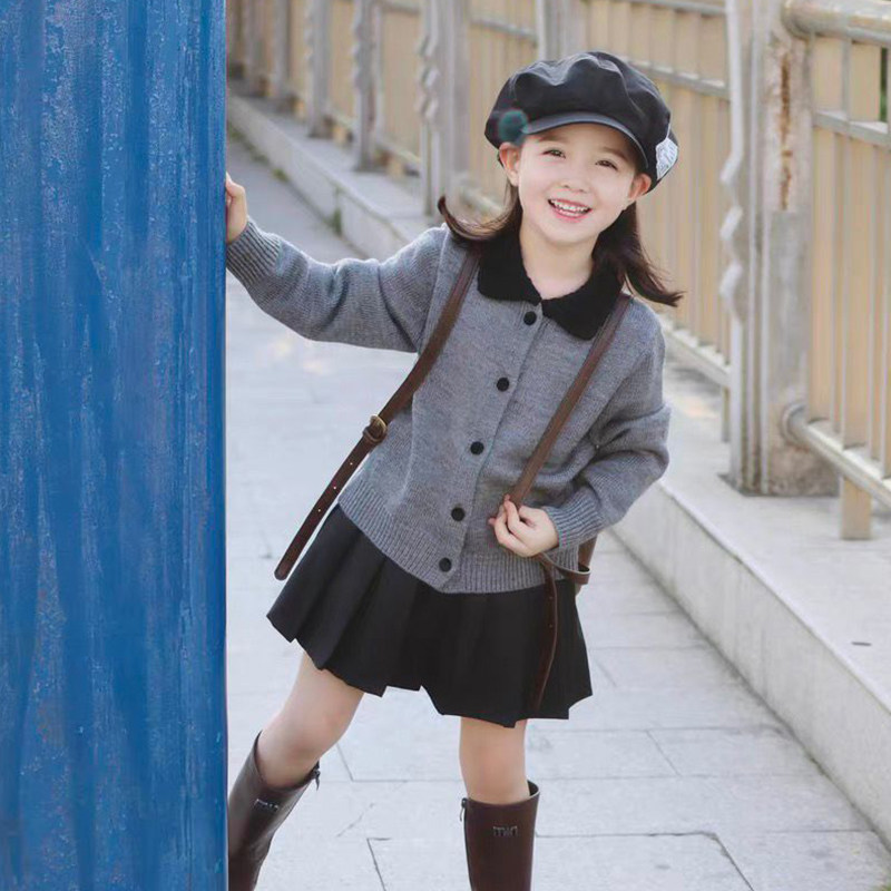 女童针织开衫小女孩超好看学院风毛衣外套2025秋冬新款女宝上衣冬,童装/婴儿装/亲子装,毛衣/针织衫,淘宝优惠券,粉丝福利购,淘宝优惠卷