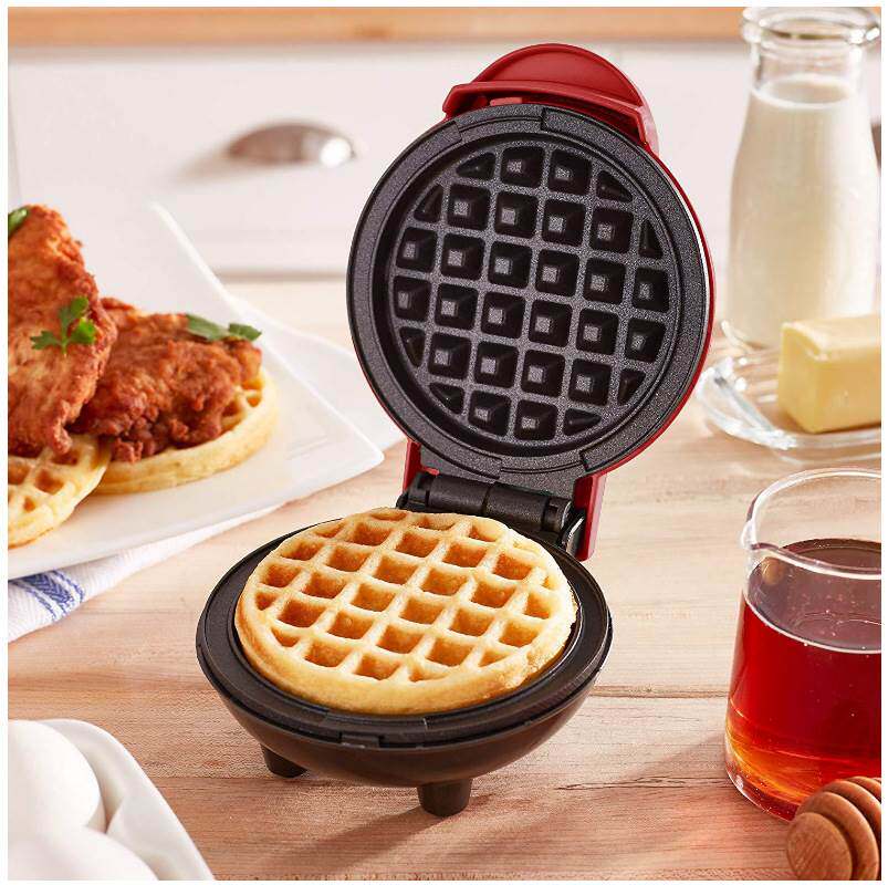 新品 家用儿童烘焙机 蛋糕机MIN MAKE WAFFLE 迷你华夫饼机
