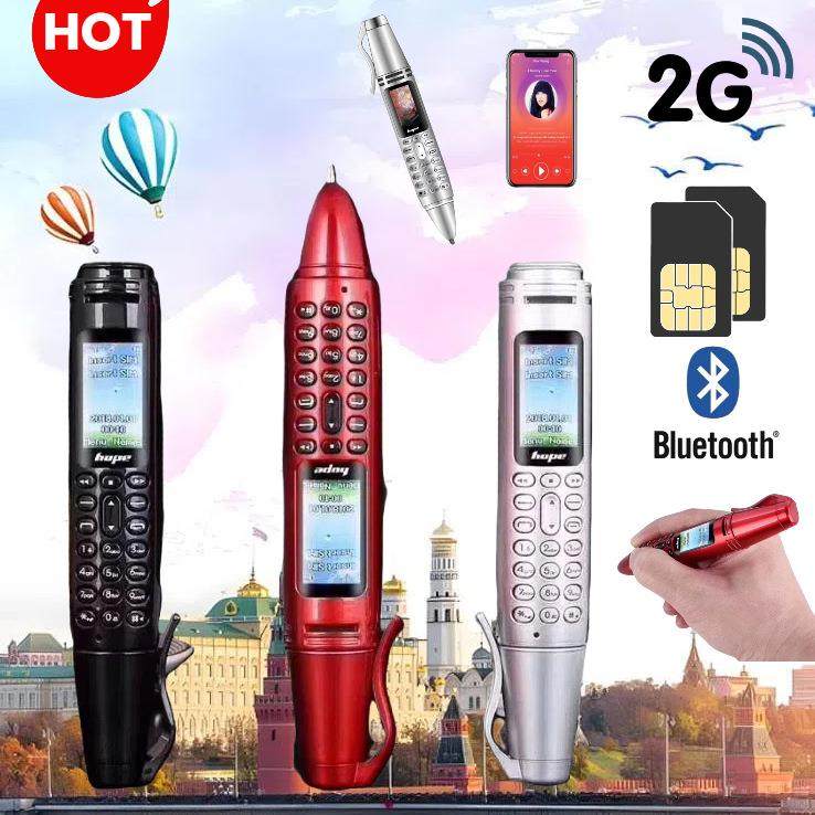 007跨境外贸可打电话录音笔手机便携微型双卡双待插内存卡蓝牙手