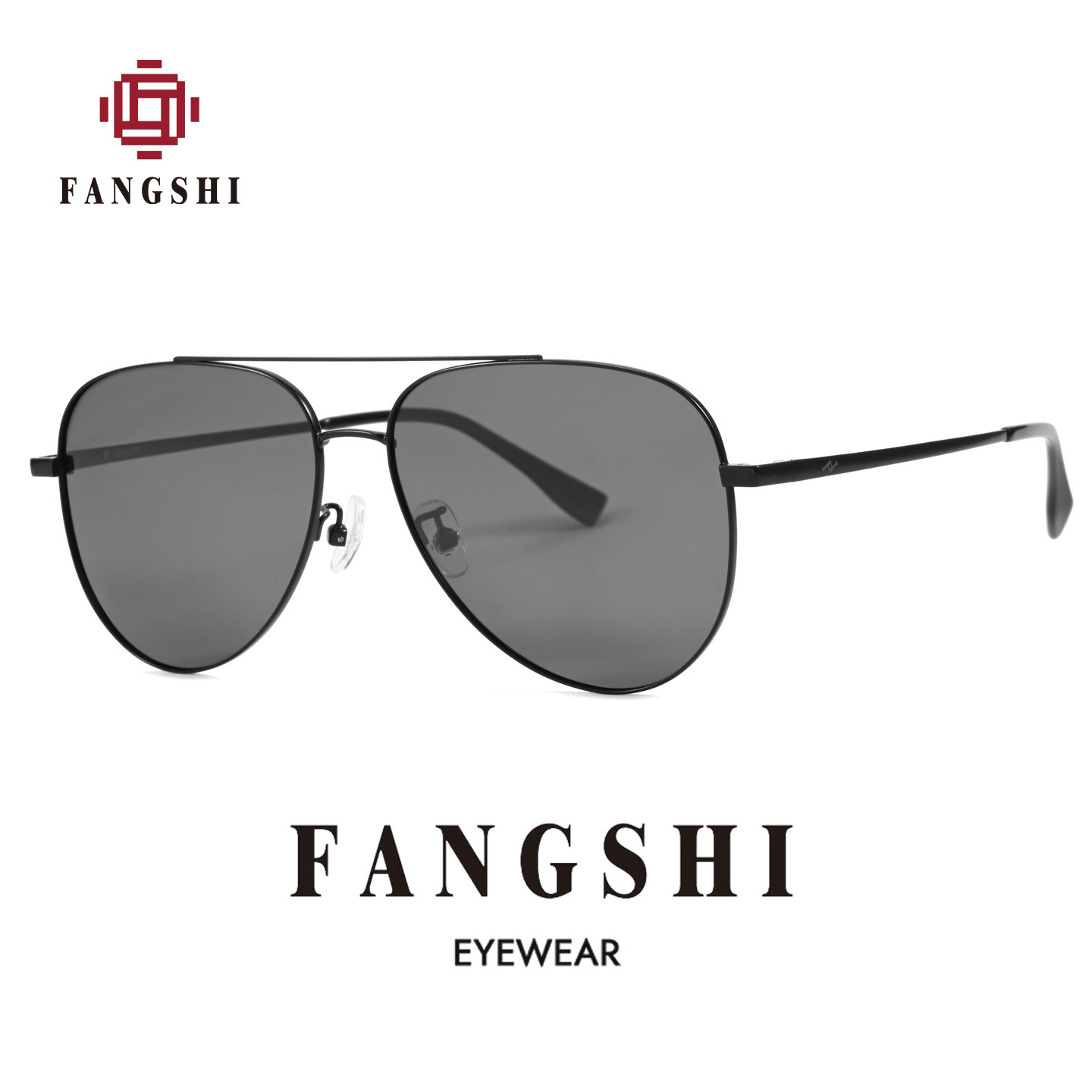 方氏遮阳高清墨镜男女同款复古偏光驾驶蛤蟆镜超轻可配度数太阳镜