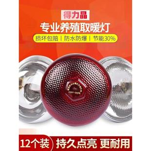 猪用保温灯养殖专用取暖灯小鸡仔猪育雏兽用加热烤灯加温保暖灯泡