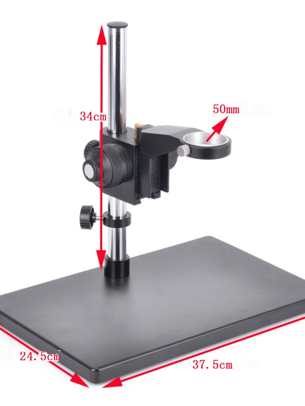适用显微镜调节支架工业相机单筒支架高精微调调焦支架电子维修工