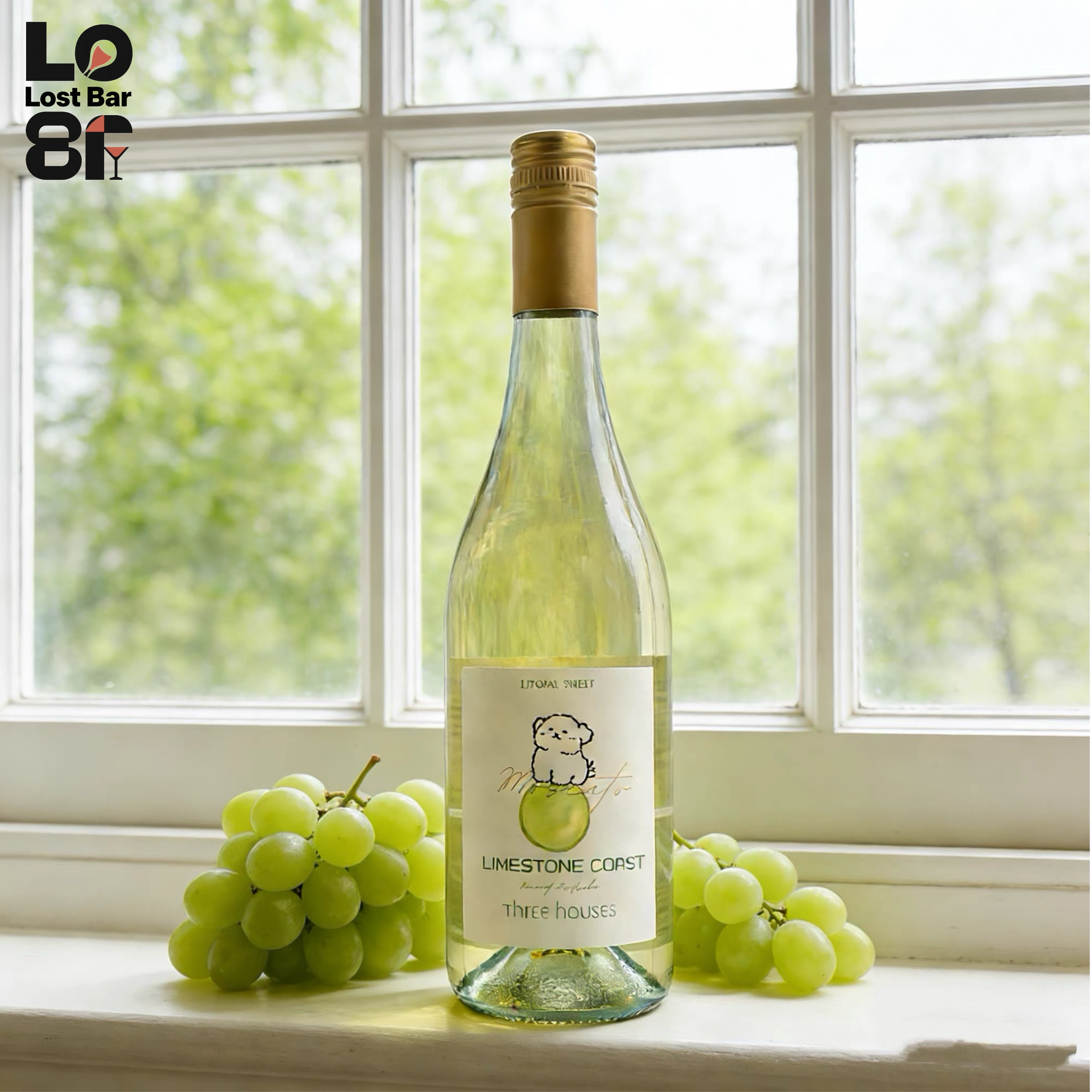 青提山竹冰茉莉 澳洲进口小狗青提莫斯卡托甜白起泡酒气泡葡萄酒