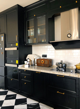 黑色墙面壁纸卧室宿舍墙纸旧家具翻新贴纸自粘防水防潮橱柜贴膜