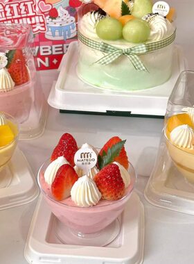 食品级安全材质一次性甜品杯