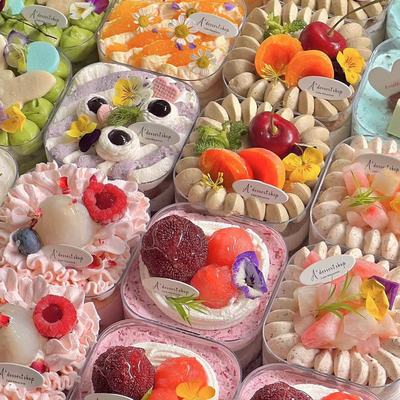 脆皮梦龙提拉米苏盒子蛋糕甜品慕斯奶油巧克力罐子小蛋糕包装盒